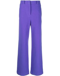 MSGM - Pantalones de vestir de talle alto - Lyst