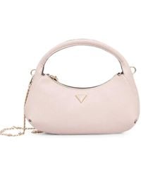Guess - Logo-Plaque Chain-Strap Shoulder Bag - Lyst