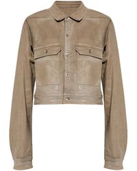Rick Owens - Spijkerjack Met Uitgesneden Details - Lyst