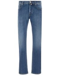 Jacob Cohen - Bard Five-Pocket Slim-Fit Jeans - Lyst