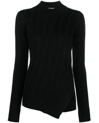 Stella McCartney - Asymmetric-Hem Knit Jumper - Lyst