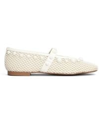 Bibi Lou - Bead-Embellished Mesh Ballet Flats - Lyst