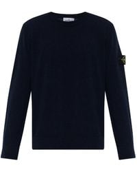 Stone Island - 5100010 Light Rws Geelong Wool Jumper - Lyst