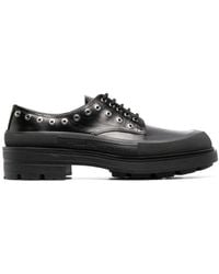 McQueen - Alexander MC Queen tritt Slick Leder Brogues - Lyst