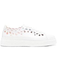Agl Attilio Giusti Leombruni - Leather Sneakers - Lyst