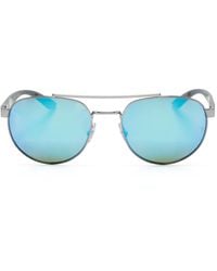 Ray-Ban - Chromance Polarized Geometric-Frame Sunglasses - Lyst