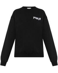 Hunza G - Logo-Embroidered Sweatshirt - Lyst