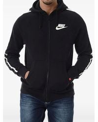Nike - Logo-Print Full-Zip Hoodie - Lyst