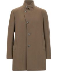 Tagliatore - Button-Fastening Coat - Lyst