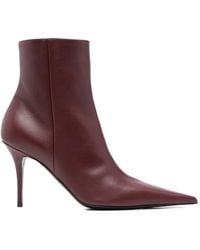 AMINA MUADDI - Barbara Bootie 90 Pointed-Toe Boots - Lyst