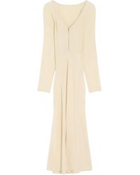 Lemaire - Half-Zip Raglan-Sleeve Midi Dress - Lyst