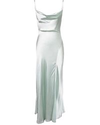 Jonathan Simkhai - Finley Cowl-Neck Satin Gown - Lyst