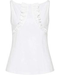 ShuShu/Tong - Ruffled-Trim T-Shirt - Lyst