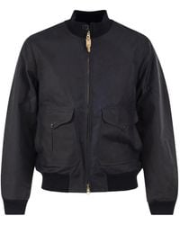 Ceccarelli - Waxed Cotton Bomber Jacket - Lyst