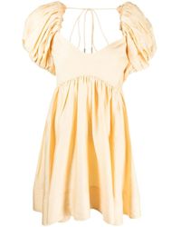 Acler - Ausgestelltes Kleid mit Puffärmeln - Lyst