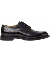 Fendi - Derby-Schuhe Mit Budapestermuster - Lyst