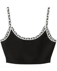 Versace - Greca-Border Cropped Top - Lyst