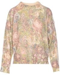 Liu Jo - Pale Floral Knit Sweater - Lyst