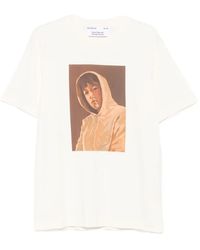 Etudes Studio - Portrait-Print Organic Cotton T-Shirt - Lyst