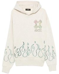 Amiri - Ma Quad Flames Oversized Katoenen Hoodie - Lyst