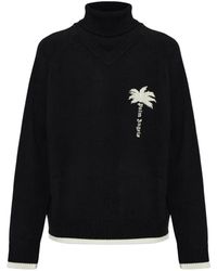 Palm Angels - Pull À Logo Brodé - Lyst