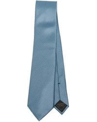 Brioni - Geometric-Pattern Silk Tie - Lyst