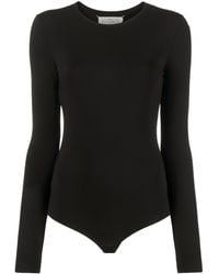 Maison Margiela - Round-Neck Long-Sleeve Bodysuit - Lyst