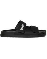 DSquared² - Slippers With Logo - Lyst