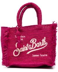 Mc2 Saint Barth - Colette Tote Bag Aus Raffiabast - Lyst