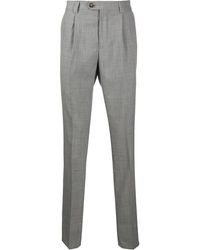Brunello Cucinelli - Mid-Rise Tailored Trousers - Lyst