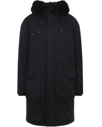 Moose Knuckles - Parka con ribete de pelo - Lyst