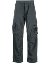 Stone Island - Compass-Motif Cargo Trousers - Lyst