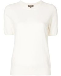 N.Peal Cashmere - T-Shirt En Cachemire À Manches Courtes - Lyst