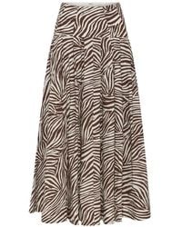 Nicholas - Yasmin Pleated Midi Skirt - Lyst