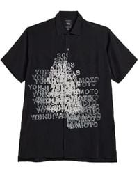 Y-3 - Short-Sleeve Print Shirt - Lyst