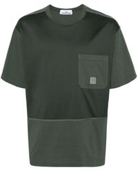 Stone Island - T-shirt en coton à patch Compass - Lyst