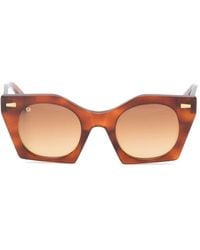 Kyme - Ottavia Geometric-Frame Sunglasses - Lyst