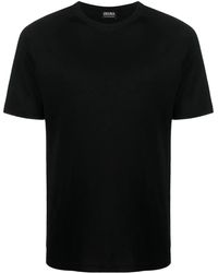 ZEGNA - Short-Sleeve Wool T-Shirt - Lyst