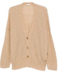 Haikure - Ribbed Cardigan - Lyst