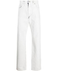 Maison Margiela - Painted-design Straight-leg Jeans - Lyst