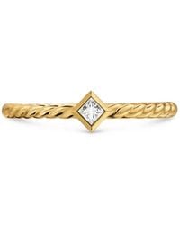 David Yurman - 18K Petite Modern Renaissance Diamond Ring - Lyst