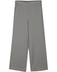Incotex - Pinstripe Wide-leg Trousers - Lyst
