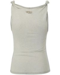 DIESEL 'T-Zelie' Tank Top in Black | Lyst