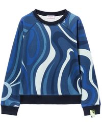 PUCCI - Sweatshirt mit Marmo-Print - Lyst