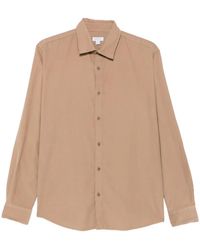 Sunspel - Camicia A Coste A Maniche Lunghe - Lyst