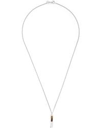 Tom Wood - Cube-Pendant Tiger Eye Necklace - Lyst