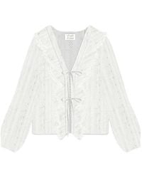 MC2 Saint Barth - Lace Striped Shirt - Lyst