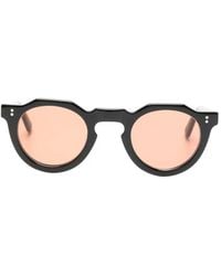 Lesca - Pica Round-Frame Sunglasses - Lyst