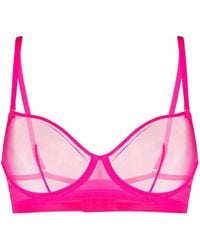 Maison Close - Corps À Corps Neon Sheer Balconette Bra - Lyst
