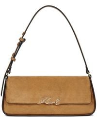 KARL LAGERFELD - Sac Porté Épaule Signature - Lyst